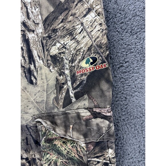 Mossy‎ Oak Pants Mens 3XL Camo Break Up Country Cargo Hunting Stretch Waist - Picture 4 of 9